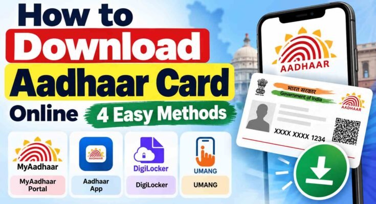 How to Download Aadhaar Card: 4 Easy Methods